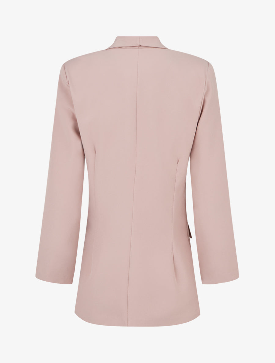 Chaqueta lisa de manga larga - Rosa antiguo
