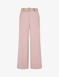 Pantalon à fines rayures irisées - Rose
