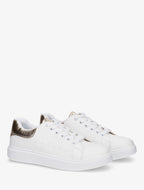 Sneakers basiques en simili - Or